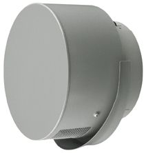 MELAT/メルコエアテック 換気部材【AT-125BNSJDB】防音形ベントキャップ(ワイド水切 給気専用) 外壁用(ステンレス製) 適用パイプφ125 網 防火ダンパー付 受注約1.5ヶ月〔HJ〕