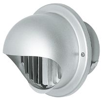 メルコエアテック 換気扇部材【AT-125MGAD4】丸形フード 外壁用(アルミ製) 適用パイプφ125 縦ギャラリ 防火ダンパー付 〔HF〕の通販は 5,192円