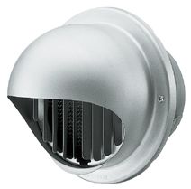 メルコエアテック 換気扇部材【AT-150MWAK4】丸形フード 外壁用(アルミ製) 適用パイプφ150 縦ギャラリ・網 防火ダンパー付 〔HF〕の通販は