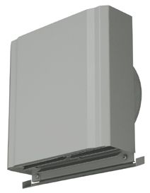 メルコエアテック 換気扇部材【AT-150VGS】深形スクエアフード(薄形小風量タイプ・ワイド水切タイプ) 外壁用(ステンレス製) 適用パイプφ150 横ギャラリ 〔HF〕の通販は 5,143円