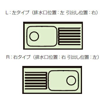 クリナップ【GTS-120MFR/GTS-120MFL】ホワイト クリンプレティ 木