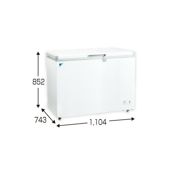 LBFG2AS ダイキン 業務用 冷凍ストッカー 200Lクラス 冷凍庫 横型 フリーザー メーカー直送 - 2