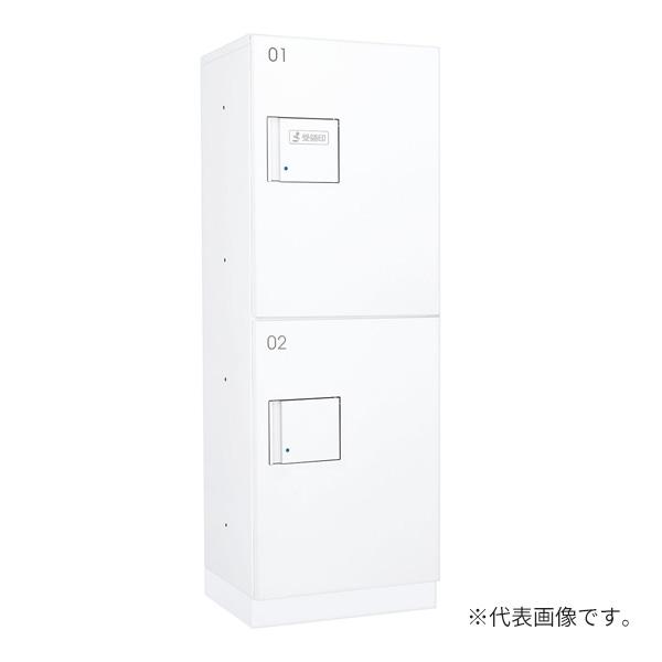●u.ダイケン 宅配ボックス【TBX-F2N-WW】前入れ前出し スチール(粉体焼付塗装) TBX-F2型 捺印装置付扉 防滴・共有仕様 機械式プッシュボタン錠 受注生産