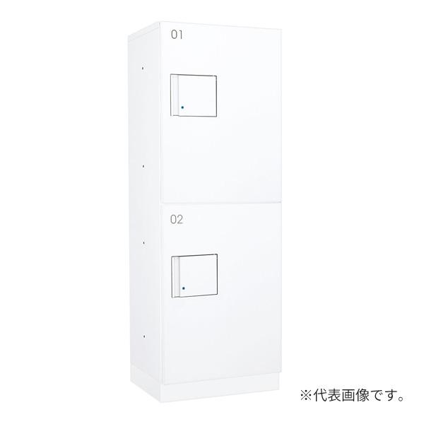 ●u.ダイケン 宅配ボックス【TBX-F2S-WW】前入れ前出し スチール(粉体焼付塗装) TBX-F2型 標準扉 防滴・共有仕様 機械式プッシュボタン錠 受注生産