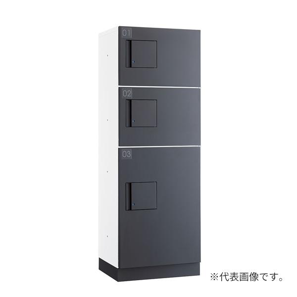 ●u.ダイケン 宅配ボックス【TBX-F2SS-WG】前入れ前出し スチール(粉体焼付塗装) TBX-F2型 標準扉 防滴・共有仕様 機械式プッシュボタン錠 受注生産