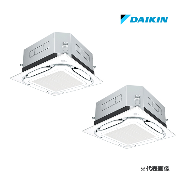 π●ダイキン 業務用エアコン【SSRUC160CD】[分岐管セット] 天井埋込カセット形 UVストリーマ除菌 ツイン同時マルチ 6馬力 ワイヤード 三相200V FIVE STAR ZEAS