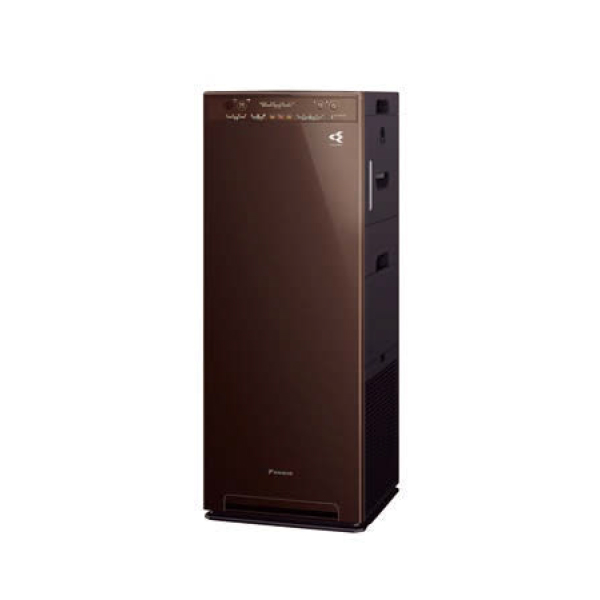 ●ダイキン 空気清浄機【ACK555A-T】ブラウン 加湿ストリーマ空気清浄機 適用床面積の目安〜25畳 ワイヤレスリモコン付 (旧品番 ACK55Z-T)