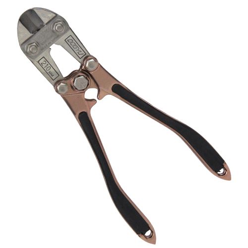 ∀土牛産業/DOGYU 【02861】ブラウン ステン刃アルミボルトクッパー 曲がり 210mm クリッパーシリーズ 受注生産 (4962819028612)