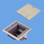 パナソニック 配線金具【DUM6888MH】マルチフロアコンスクエア L型 グレーメタリック