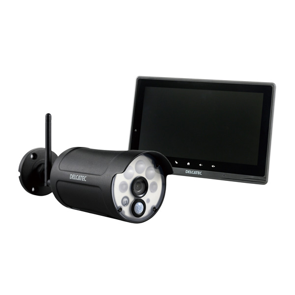 ЯDXアンテナ 【WSS10M1CL】センサーライト付ワイヤレスフルHDカメラ&amp;10inchモニターセット