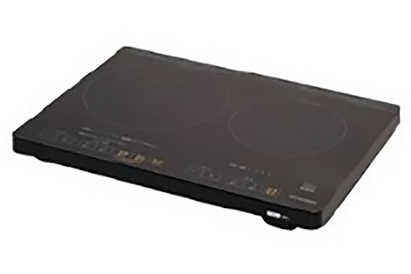 「本体と同時購入必須商品」●イースタン工業 加熱機器【IHK-W13-B】置き型2口IH (100V)〔FI〕