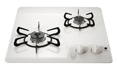 「本体と同時購入必須商品」●イースタン工業 加熱機器【PD-202H】白 Siセンサーコンロ 2口ガスコンロ〔FI〕