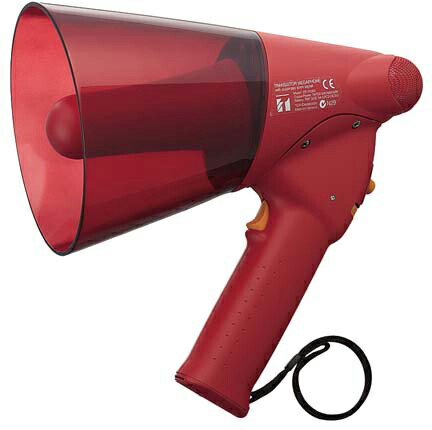 ●Яティーオーエー/TOA 音響機器【ER-1106S】防滴メガホン 6W サイレン音付