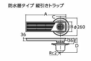 TOTO【EWBS625SBS】セット品番(EWB625SR+EWBP620AR) 浴室排水ユニット(樹脂製グレーチング)  防水層タイプ(縦引きトラップ) 150角タイの通販はau PAY マーケット - 家電と住設のイークローバー | au PAY マーケット－通販サイト