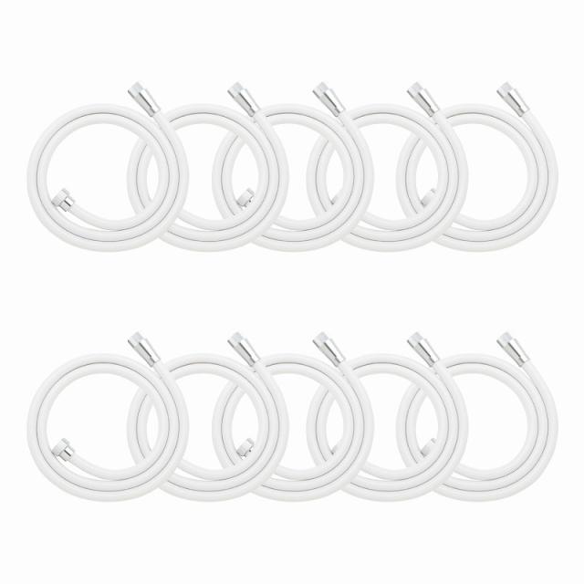 カクダイ/GAONA/ガオナ 【GA-FK143】TOTO用シャワーホース 1.6ｍ 10本入り ホワイト 交換用 これエエやん〔▽〕 18,421円