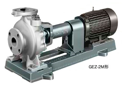 ###川本ポンプ【GEZ-40X326M-2M0.4】60Hz 渦巻ポンプ 三相200V 0.4kW GEZ-2M形 カワホープ 海水用ポンプ ナイロンコーティング品〔GA〕の通販は 98,827円