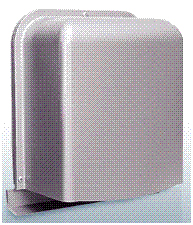 西邦工業【GFX175AS】内ガラリ・下部開放外壁用ステンレス製換気口・深型フード・ワイド水切り付〔HF〕の通販は 9,233円