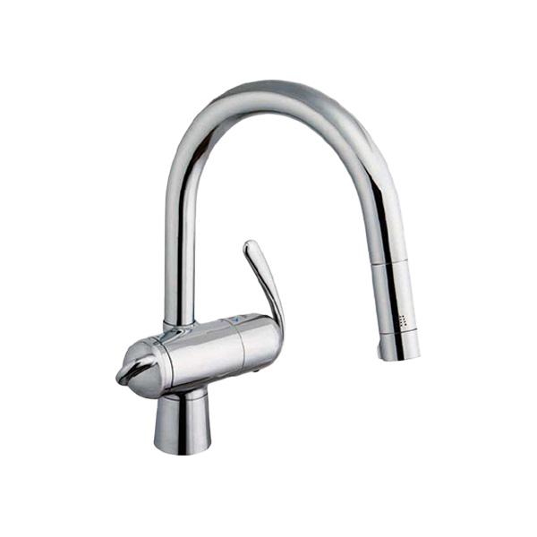 グローエ 水栓金具【JP192605】ゼドラ浄水器兼用 シングルレバーキッチン混合栓 (トクラス製カートリッジ付) 一般地 (旧品番 JP192604)〔EI〕