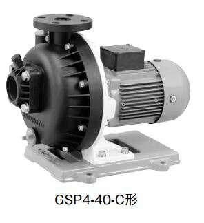 ●川本ポンプ【GSP4-506CE0.75】60Hz 自吸式プラスチックポンプ 三相200V 0.75kW GSP4形 カワホープ 海水用〔GF〕