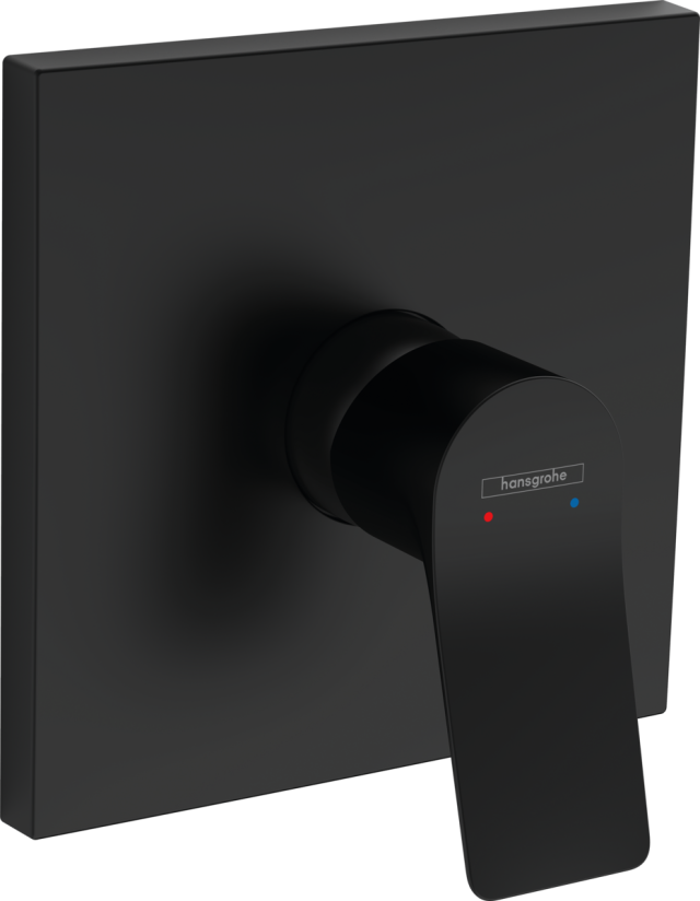 ###ハンスグローエ 【75615670】マットブラック ヴィヴニス 埋込式シングルレバー混合水栓 1アウトレット(化粧部) 受注生産〔EI〕の通販は