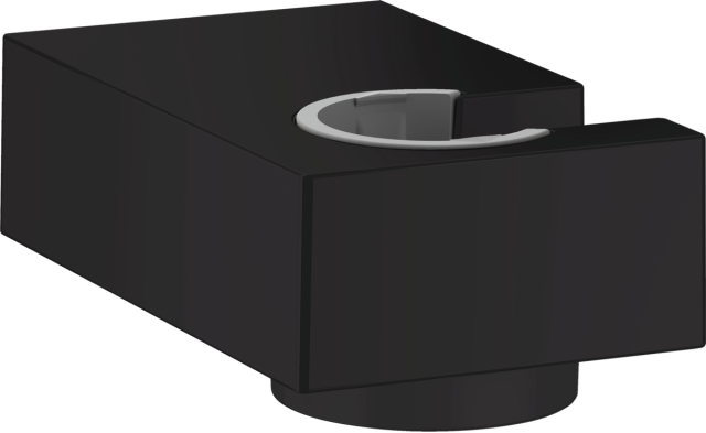 ハンスグローエ 【28387670】マットブラック シャワーホルダー ポルターE 受注生産〔EI〕