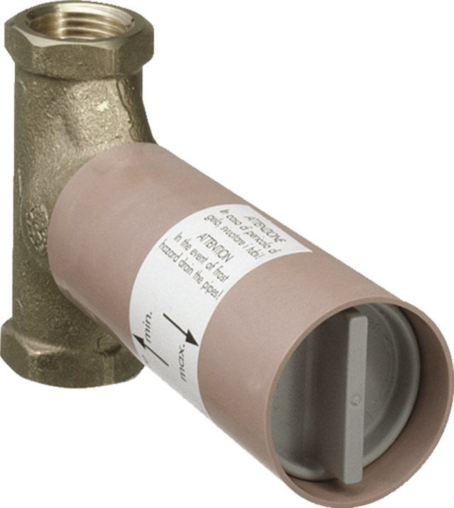 ハンスグローエ 【16970180】アクサーシャワー 止水栓用 スピンドルバルブ 130L/min (埋込部)〔EI〕