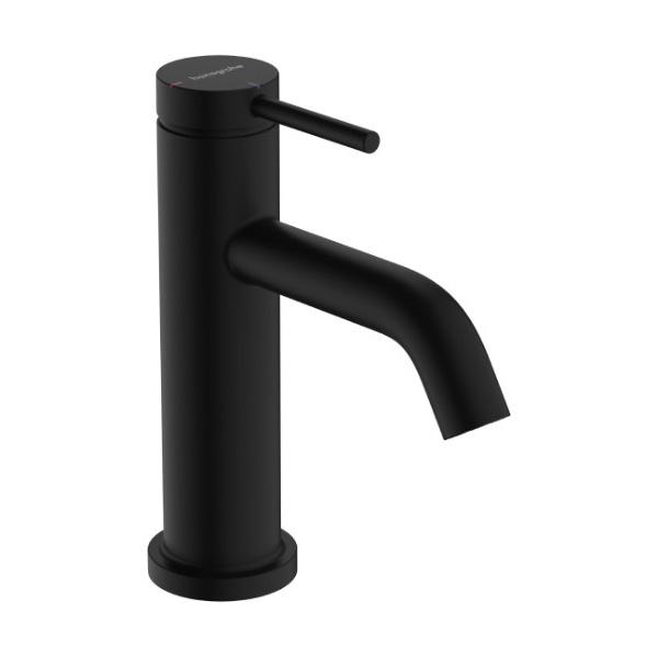 ###ハンスグローエ 【73305670】マットブラック テクトリス S シングルレバー洗面混合水栓 80 クールスタート (ポップアップ引棒有) 受注生産〔EI〕の通販は