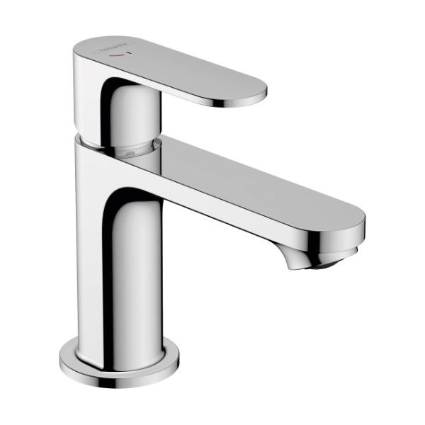 ハンスグローエ 【72584000】クロム レブリス S シングルレバー洗面混合水栓 80 クールスタート (ポップアップ引棒有)〔EI〕