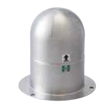 ●ホーコス 【BS-1DH】ドーム型散水栓ボックス 鍵なし φ139.8 適用水栓：13A〔GH〕
