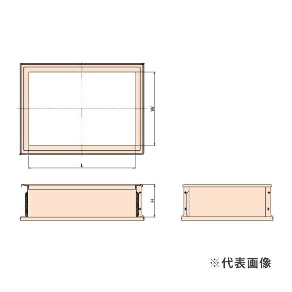 ●ホーコス 【KCR-NX250(150〜200H)】レジコン補強阻集器用かさ上げ RGR-NX250P用〔IF〕