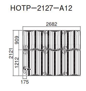 ###ダイキン 床暖房パネル(床材分離型)【HOTP-2127-A12】ほっとぴあ Aシリーズ〔EA〕