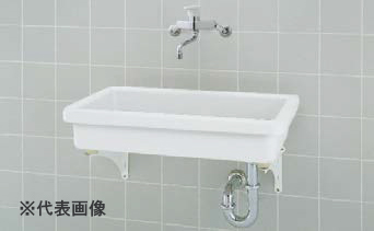 INAX/LIXIL【S-3/BW1】ピュアホワイト 流し本体のみ バック無中形流し オーバーフローなし〔IE〕