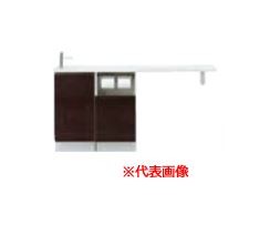 π●INAX/LIXIL キャパシア【AN-ACLEABKXHJX】手洗器一体型人造大理石カウンター カウンター奥行280 サイドベースキャビネットプラン 左仕様 壁排水〔HH.F〕
