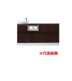 ●INAX/LIXIL キャパシア【YN-ALLEAEKXHJX】ベッセル型 丸形手洗器 カウンター奥行160 フルキャビネットプラン 左仕様 壁排水〔HH.F〕