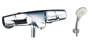 INAX/LIXIL【BF-J147TSLM】サーモスタット付シャワーバス水栓 ジュエラ エコアクアスイッチシャワー(めっき仕様) 一般地 受注約2週〔HI〕