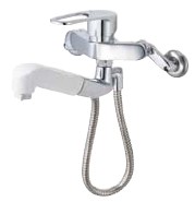 INAX/LIXIL【SF-WM437SY】ハンドシャワー付シングルレバー混合水栓 クロマーレS(エコハンドル) 一般地〔IE〕