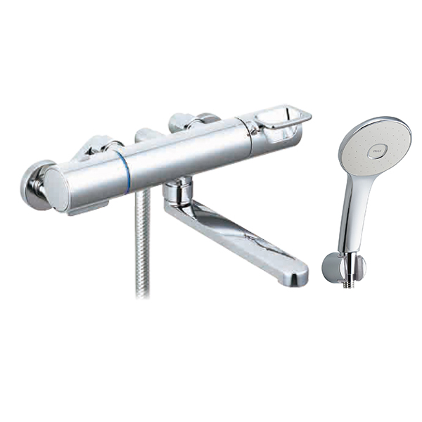 INAX/LIXIL 【BF-KA145TNSL】サーモスタット付シャワーバス水栓 浴槽・洗い場兼用 クロマーレS エコアクアシャワー(めっき仕様) 寒冷地用〔IE〕