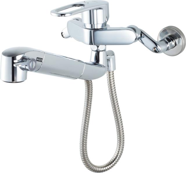 INAX/LIXIL 【JF-AH437SYZA(JW)】オールインワン浄水栓 浄水器内蔵シングルレバー混合水栓 壁付タイプ 回せるもん 一般地用〔IE〕の通販は