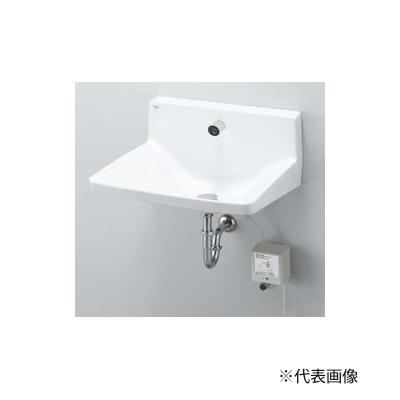 INAX/LIXIL 【YL-A955AF】ハイバックガード洗面器 Lサイズ 床給水 自動水栓(単水栓) 水石けん供給栓なし 排水金具別売 受注約1週〔HC〕