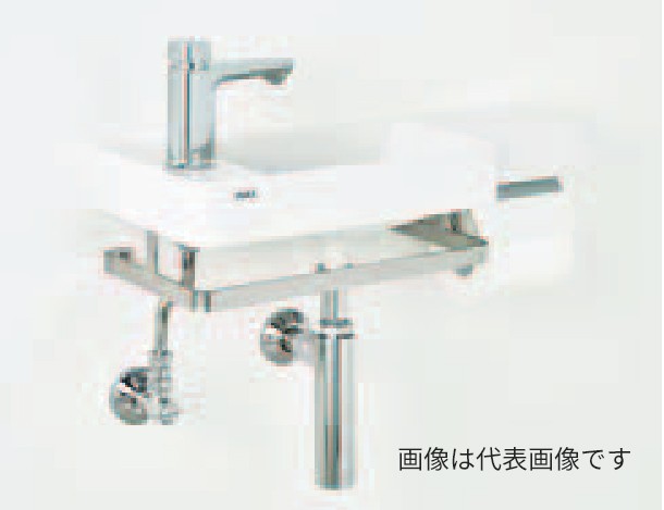 INAX/LIXIL 手洗器【L-D102RP】オールインワン手洗 タイルバックパネルなし 一般地 右仕様 壁給水床排水(ボトルトラップ)のサムネイル