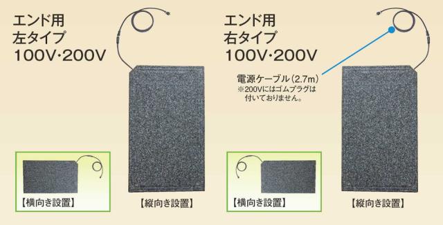 ●インターセントラル 【AEH-E85200B】スノーマット SNOWMAT 融雪マット 玄関用 エンド 単相200V用〔DC〕 ●インターセントラル 【AEH-E85200B】スノーマット SNOWMAT 融雪マット 玄関用 エンド 単相200V用〔DC〕