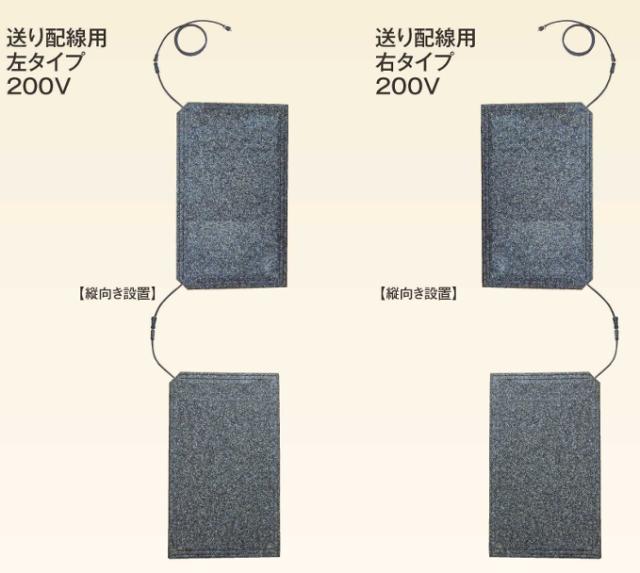 ●インターセントラル 【AEH-S85200B】スノーマット SNOWMAT 融雪マット 玄関用 送り配管 単相200V用〔DC〕_1