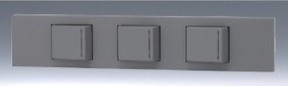 β神保電器 配線器具【KAG-3504】SG色 NKシリーズ 3路ガイドスイッチセット　3口 受注生産