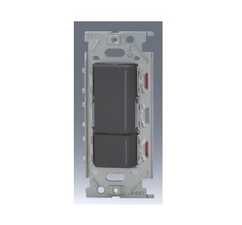 β神保電器 配線器具【NKRW2002SB】NKシリーズ 埋込リモコンスイッチセット ダブル ソフトブラック 受注生産
