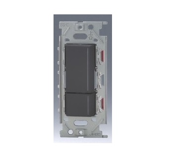 β神保電器 配線器具【NKRW2003SB】NKシリーズ 埋込リモコンスイッチセット ダブル ソフトブラック 受注生産