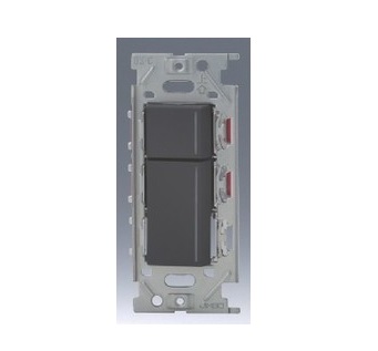 β神保電器 配線器具【NKRW2302SB】NKシリーズ 埋込リモコンスイッチセット ダブル ソフトブラック 受注生産