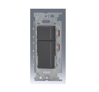 β神保電器 配線器具【NKRW2303SB】NKシリーズ 埋込リモコンスイッチセット ダブル ソフトブラック 受注生産