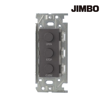 ###β神保電器 配線器具【NKB-3002SB】NKシリーズ 埋込3キー押ボタンスイッチ A接点 (SB色) OPEN/STOP/ CLOSE 文字入り 受注生産の通販は 8,264円