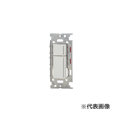 β神保電器 配線器具【NKD-D2 PW】ピュアホワイト NKシリーズ 埋込スイッチダブル DALI-2インプットデバイス 受注生産 13,763円