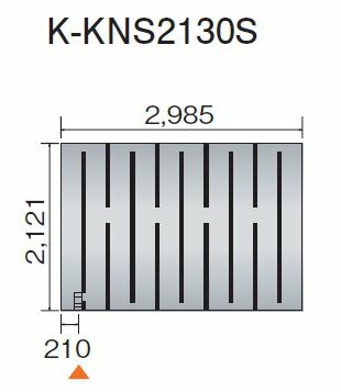 ●ダイキン 床暖房パネル(床材分離型)【K-KNS2130S】ホッとエコ フロアパネル〔EA〕